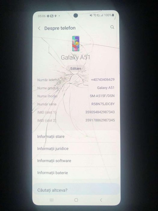 Vând samsung a51