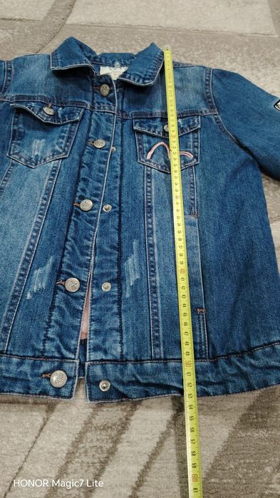 Geacă denim îmblănită 9-10 anisori