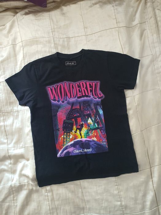 Mister Tee M Skrrt rap tricou negru graphic print Wonderful 100% bumbac streetwear