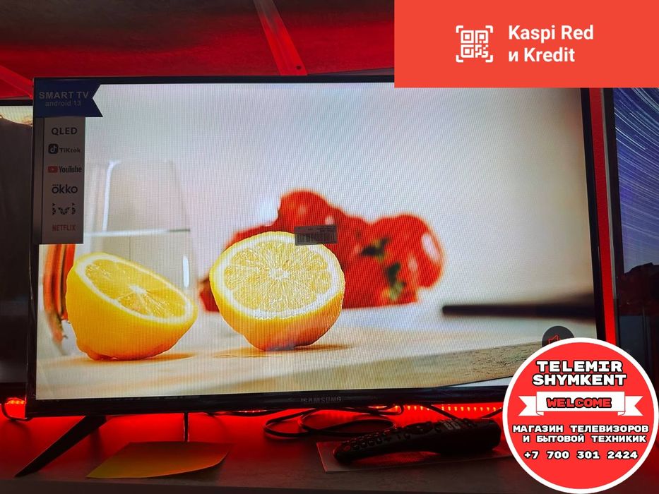 Телевизор новый смарт ТВ 102 см. Ютуб, WiFi, Miracast