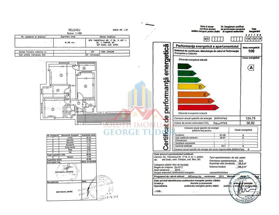 Apartament 3 camere decomandat, Avangarde City, Bl. 3, Str. Tineretulu — fotografia 2