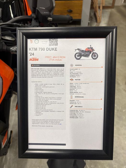 KTM DUKE 790 2024