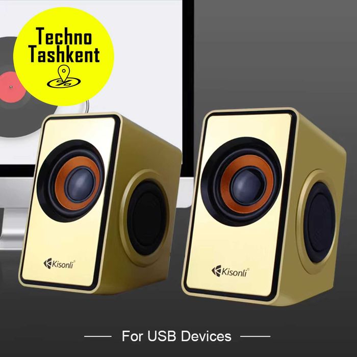 Kомпьютерные колонки Kisonli T-007 (Garantiya) (Dostavka Bor)
