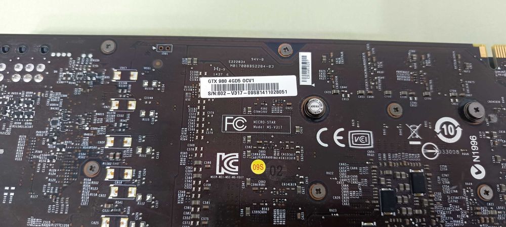 Placa video Gaming Nvidia MSI  GTX 980  IMPECABILA!!!