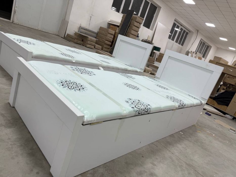 Одинарный кровать сундук / Bir kishilik sandiqli krovat