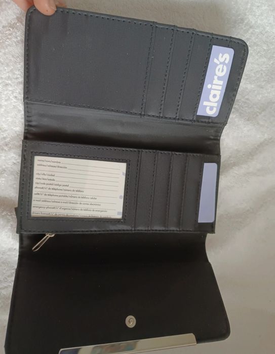 Portofel negru Claire's