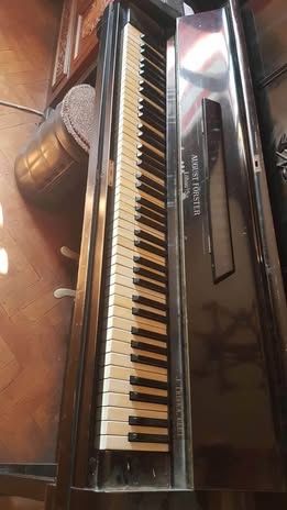 Pianină de vanzare August Forster, placa de bronz, ediție limitată