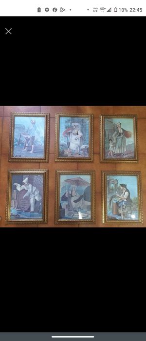 6 tablouri originale..ulei pe pânză