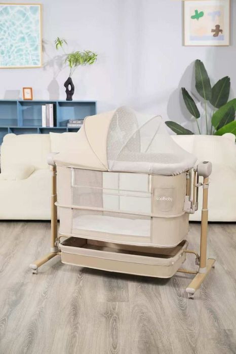 Coolbaby elektronniy belanchak, Детская электронная люлька кровать