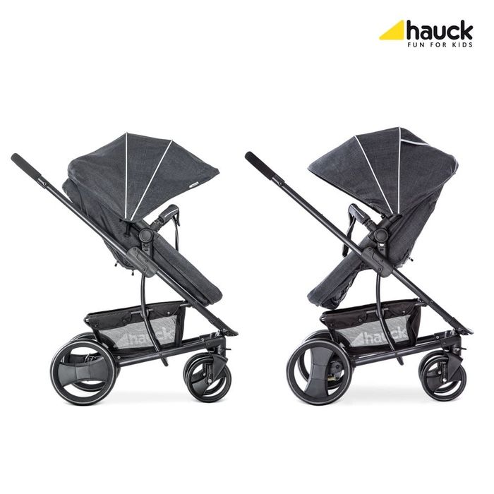 Комбинирана количка 3 в 1 Hauck - Pacific 4 Shop N drive - сива