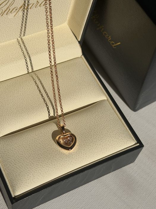Колие ново Chopard happy diamonds