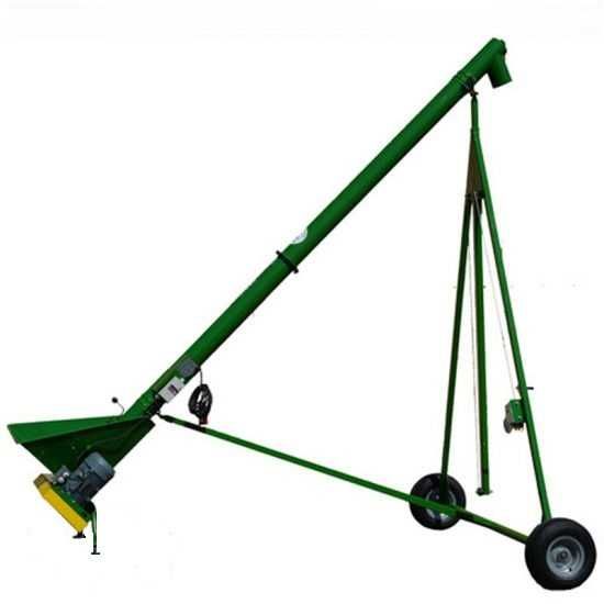 Șnec orizontal Fi Ø110mm cu coș de alimentare, 4m lungime NOU