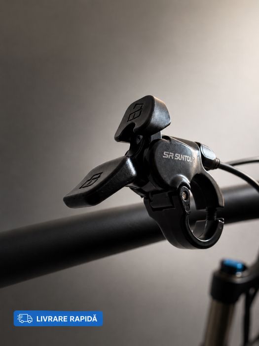 Furca SR Suntour 29” Air + Remote Lockout - ca nouă, puțin folosită