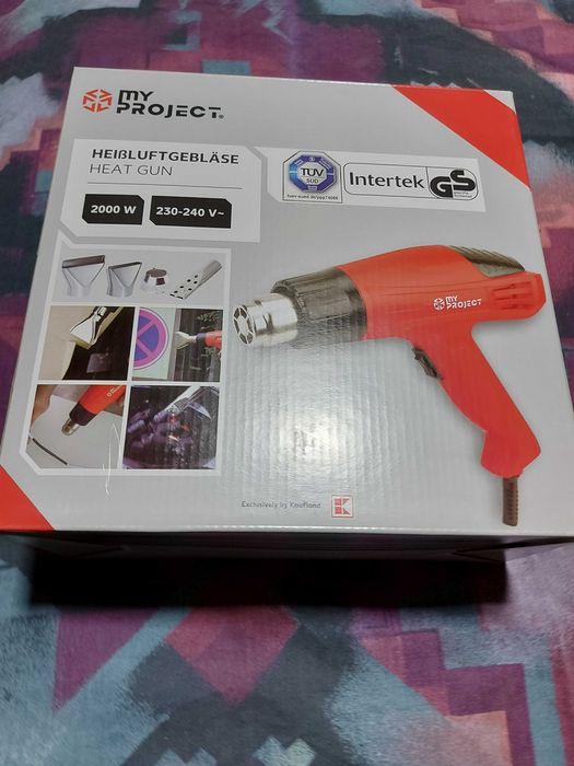 Pistol cu aer cald, MyProject, putere 2000W  (NOU)