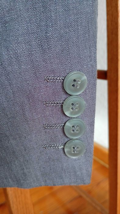 Мъжки костюм 100% лен + подарък