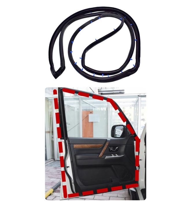 Уплотнитель двери Паджеро 4