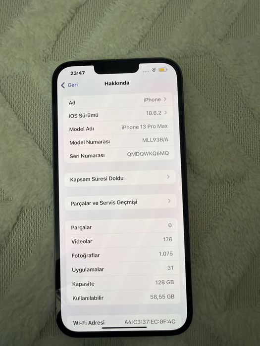 İphone 13 Pro Max Sierra Blue 128 GB