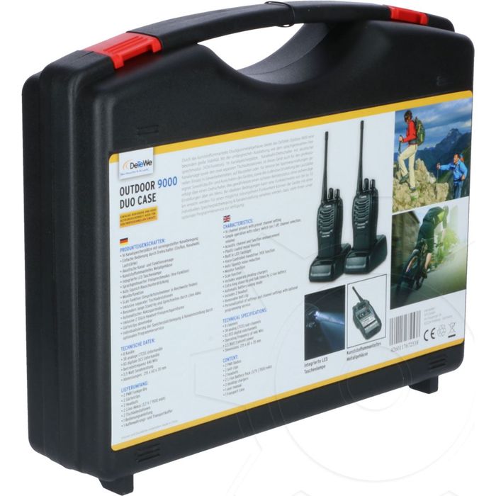 радиостанции DeTeWe Outdoor 9000, 16 канала, до 10 км, Германия