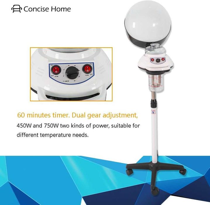 Concise Home Професионален уред за оформяне на коса с пара, регулируем