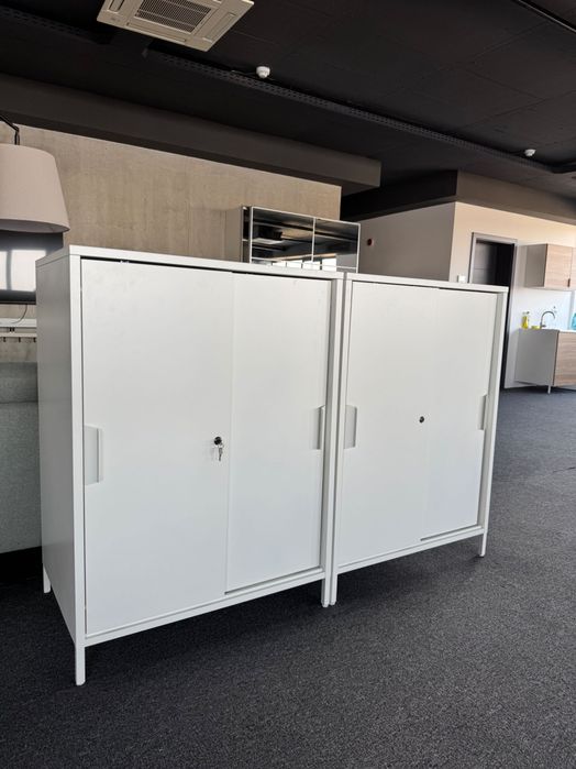 Corp cu uşi glisante, alb, 80x55x110 cm Trotten Ikea Mobilier Acasa Birou Depozitare