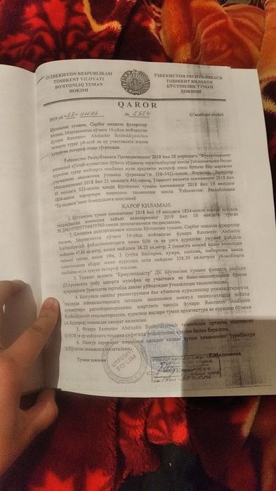 Toshkent viloyati bostonliq tumani sijjak qiwlogida uy sotiladi