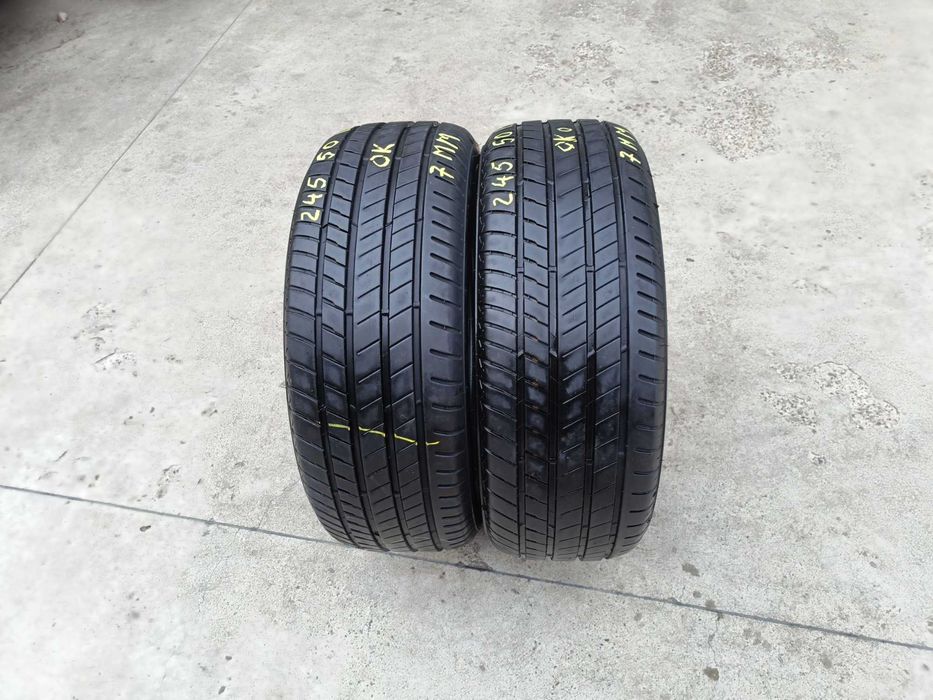 Doua anvelope vara 245 50 19 bridgestone alenza 001 profil de 7 mm
