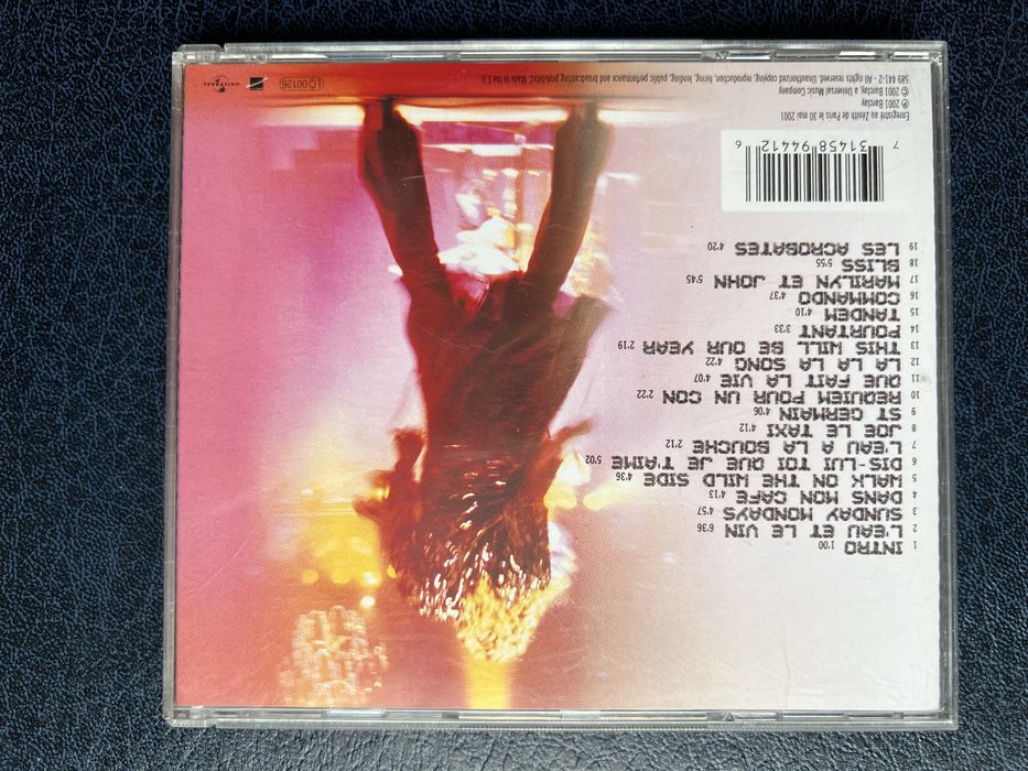 Vanessa Paradis Au Zenith CD