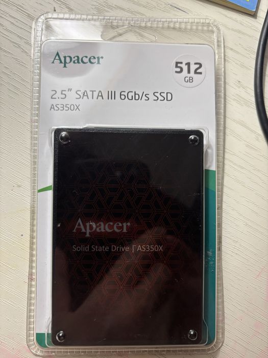 Продам ssd apacer as350x на 512 гб
