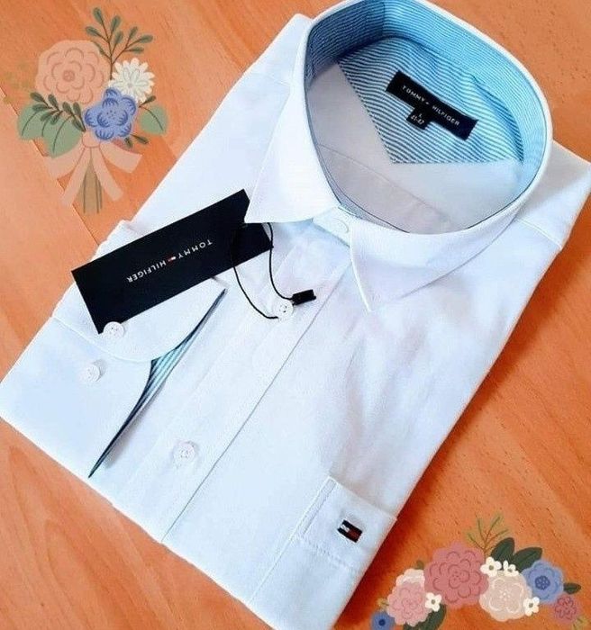 Camasa slim fit TH,bumbac super model, logo brodat, etichetă