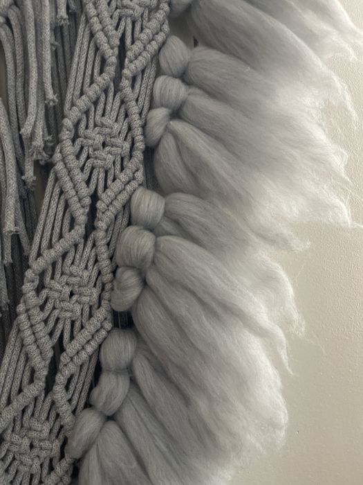 Macrame stil boem din lana , handmade