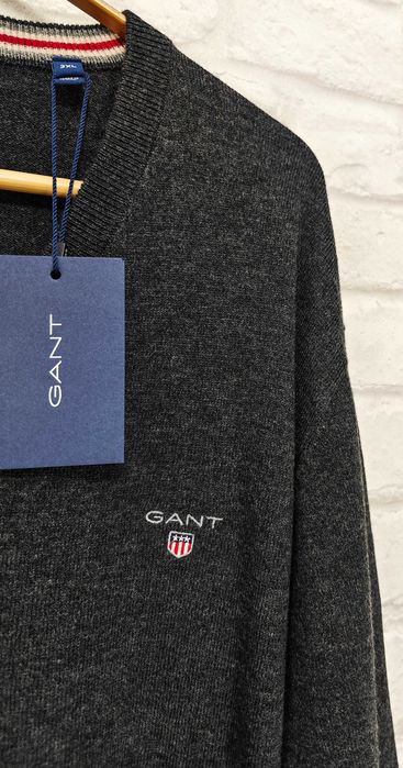 GANT Оригинален мъжки пуловер Памук / Вълна размер XXL НОВО