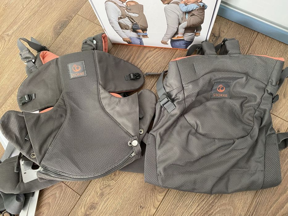 Stokke MyCarrier 3 в 1 ергономична раница - дишаща, цвят корал