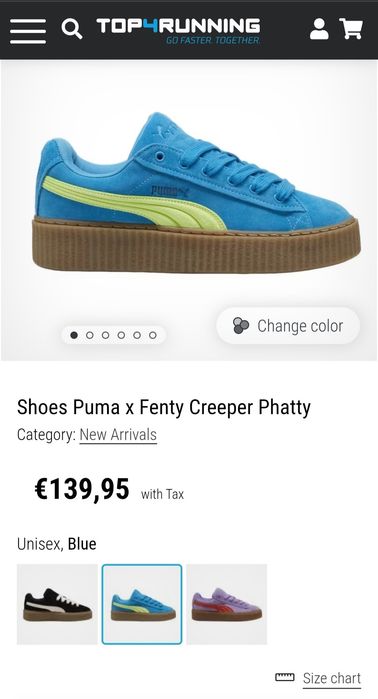 Puma x Fenty Creeper Pathy 37 номер