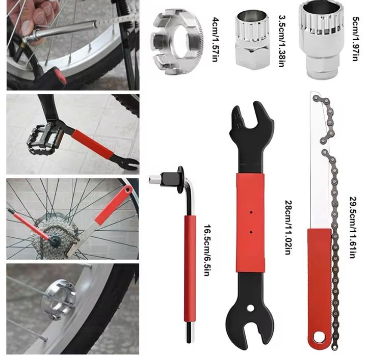 Куфар с вело инструменти