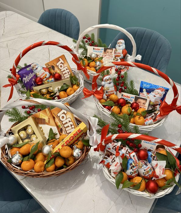 Новогодний подарок корзина