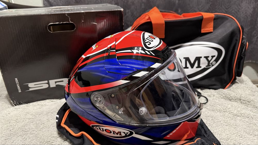 Suomy SR-GP Isle of Man – КАТО НОВА – Double D – Pinlock – Размер S