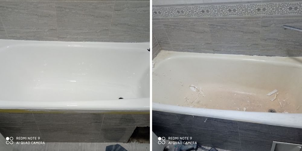 Vannani emallash,epoksidlash va akril quyish