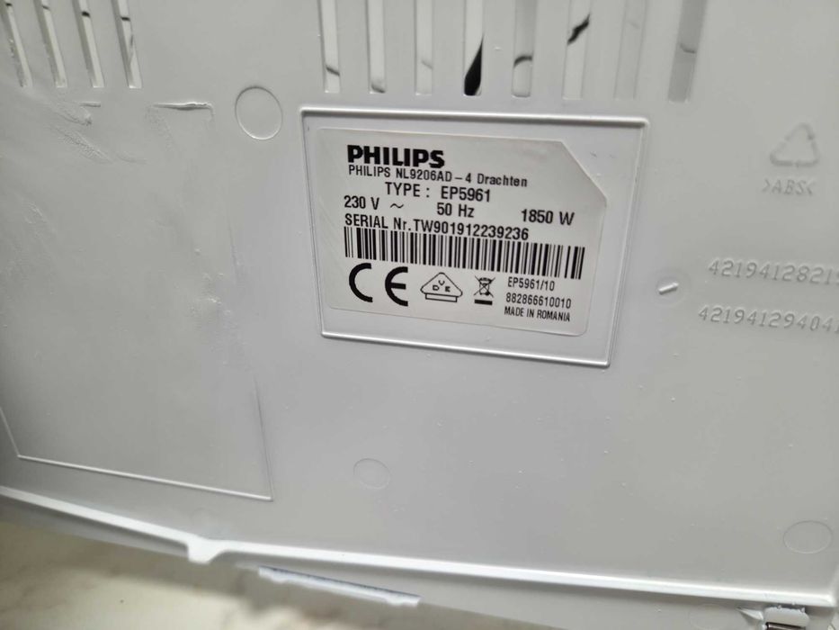 Espressor Automat Philips EP5961 Aparat Cafea Boabe Saeco Incanto Alb