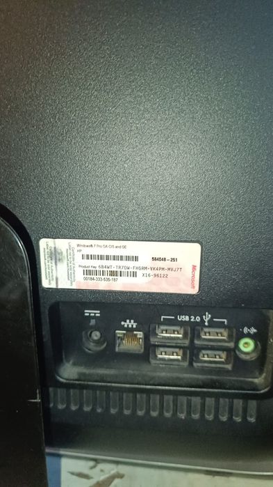 Моноблок в комплекте