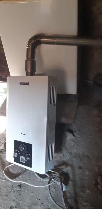 Печка 200кв, газовая колонка