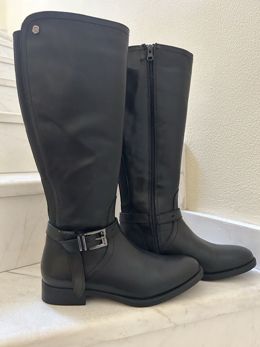 Дамски ботуши рстествена кожа-нови