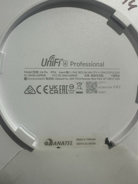 Unifi U6-pro pachti yengi