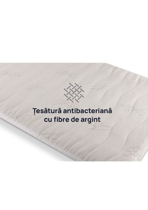 Topper Sleepy Antistress Silver 7 cm, 140x190 cm