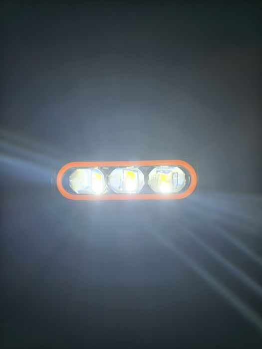 Bara LED Off-Road Profesionala cu DRL Galben si Lumina Alba rece / Galbena