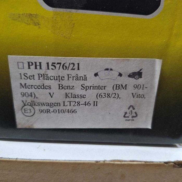 placute frana mercedes sprinter