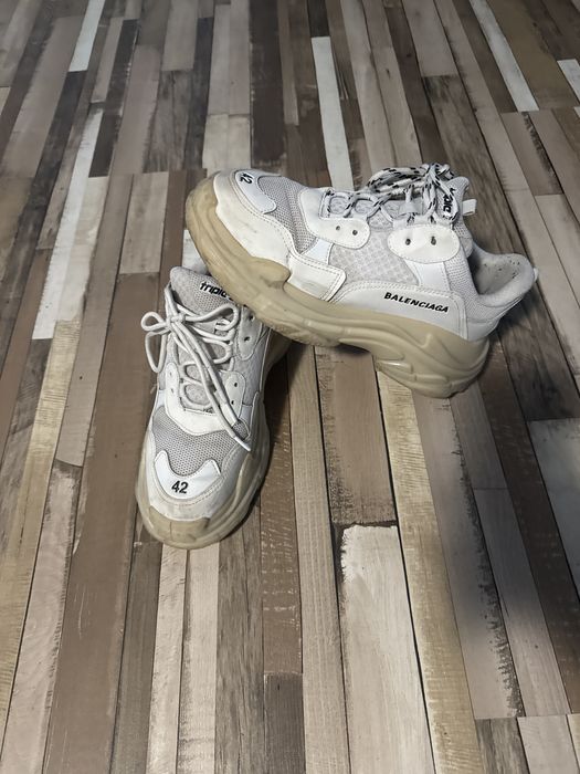 balenciaga sneakers triple s white marime 42