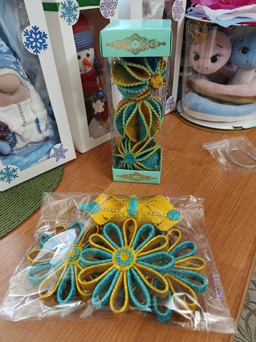 Ёлочные игрушки. Ручная работа