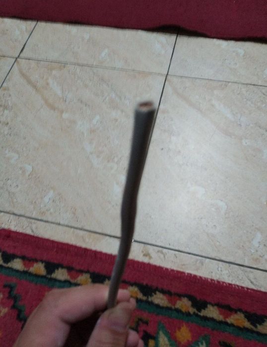 Продам многожильный медный кабель (провод). Сечение 1х10. 8.9метр. 1 м