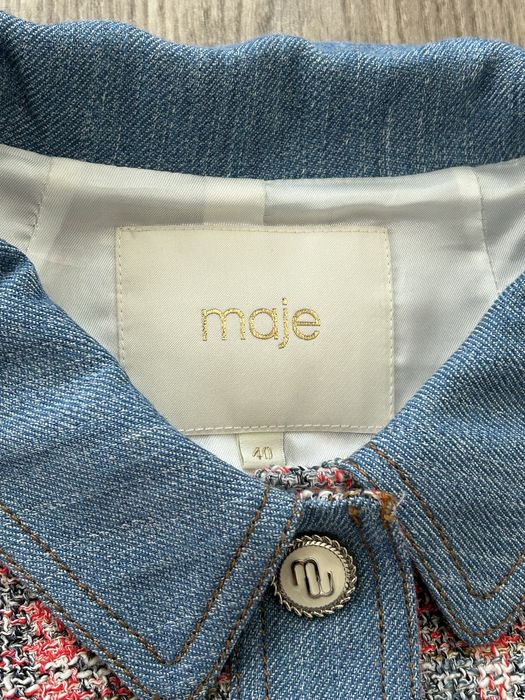 Maje costum tweed fusta si sacou