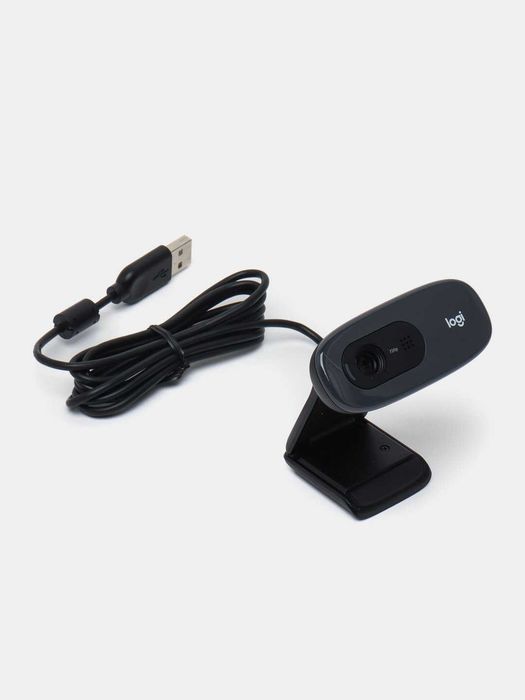 Веб-камера Logitech C270 HD профессиональная, для стриминга, zoom